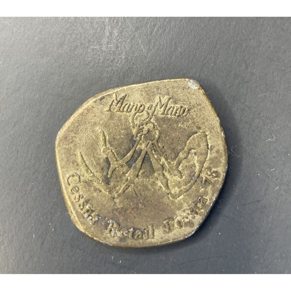 VTG 1978 CESSNA RETAIL FIESTA MANO A MANO SOUVENIR COIN TOKEN